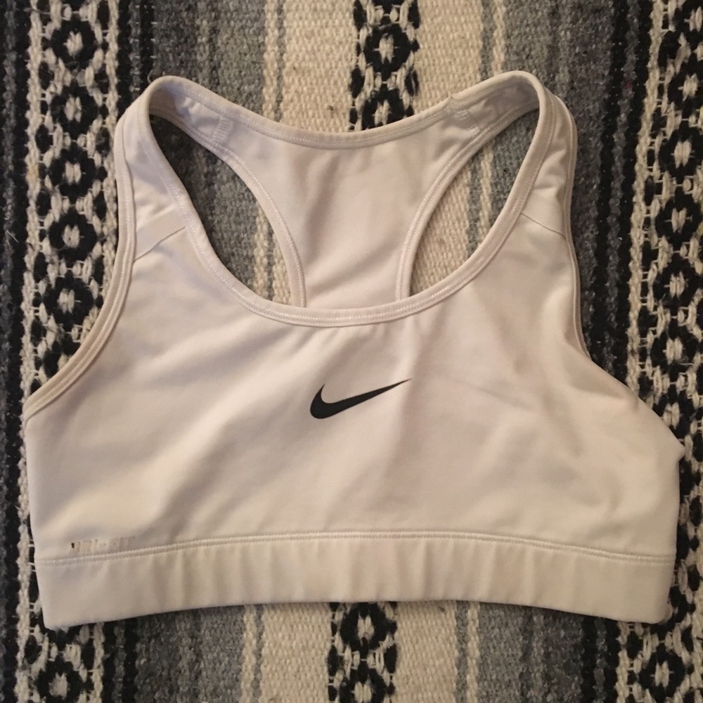 NIKE SPORTS BRA: size small.